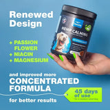Calming Chews For Dogs Duck Flavor Canine Supplement For All Breeds And Sizes