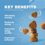Calming Chews For Dogs Duck Flavor Canine Supplement For All Breeds And Sizes