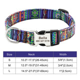 Nylon Pet Collar Personalized Customization