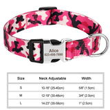 Nylon Pet Collar Personalized Customization