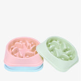 Food bowl slow food pet bowl anti-choking bowl