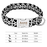 Nylon Pet Collar Personalized Customization
