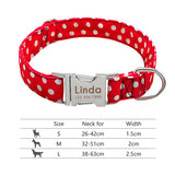 Nylon Pet Collar Personalized Customization