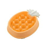 Pineapple Slow Food Bowl Food Grade Plastic Pet Dog