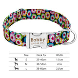 Nylon Pet Collar Personalized Customization