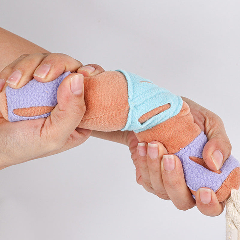 Pet Snuffle Toys Dog Sniffing Toy Slow Feeding Mat Nunchaku Puppy Playing Washable Interactive Puzzle Pet Playing Sounding Pad